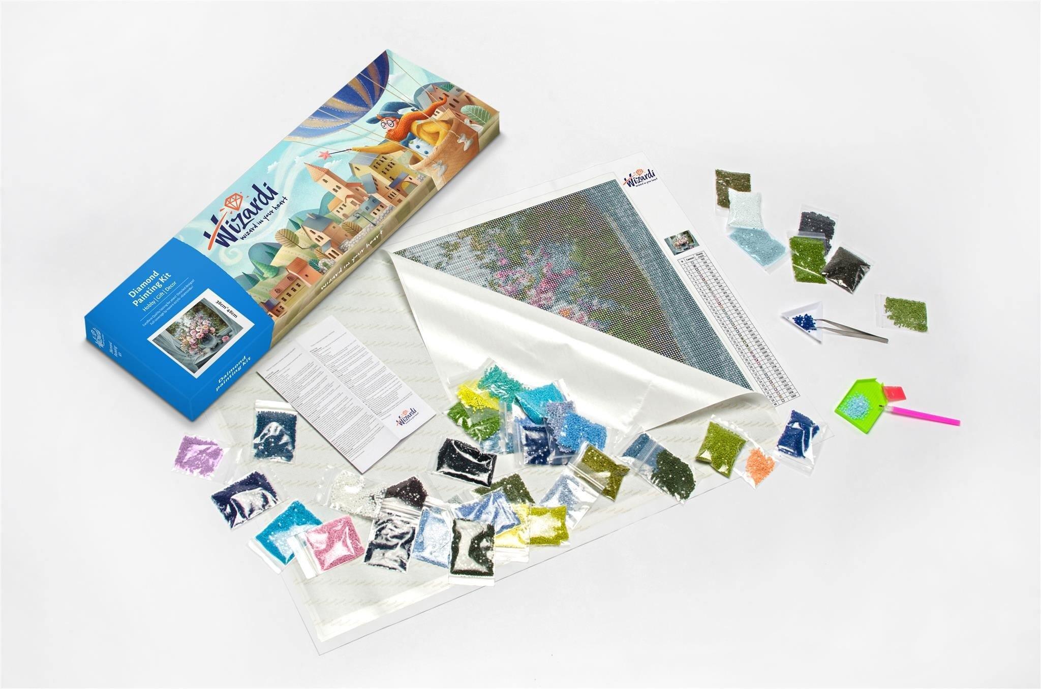 Cravings WD111 14.9 x 10.6 inches Wizardi Diamond Painting Kit
